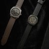 Fossil Machine‑Style Automatic Leather Watch | Mechanical Design