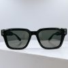 MOSCOT Shiddock Style Heritage Square Sunglasses – Solid Black Gloss
