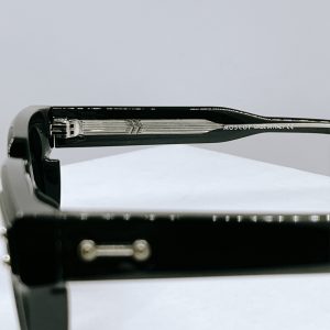 Alternative view of MOSCOT Shiddock Style Heritage Square Sunglasses – Solid Black Gloss