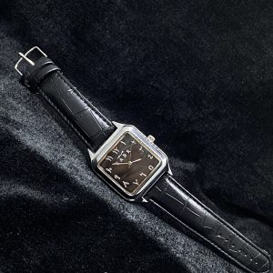Alternative view of Sabr Arabic Numeral Watch – Elegant Square Dial Edition